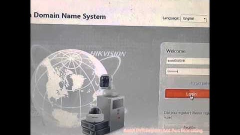 SCOUT DVR DDNS SETTING 2 (REGISTERAND PORT FORWARDING)