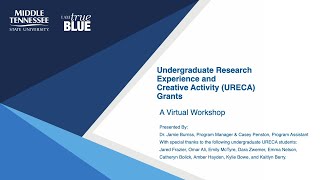 URECA Grants Workshop 2020