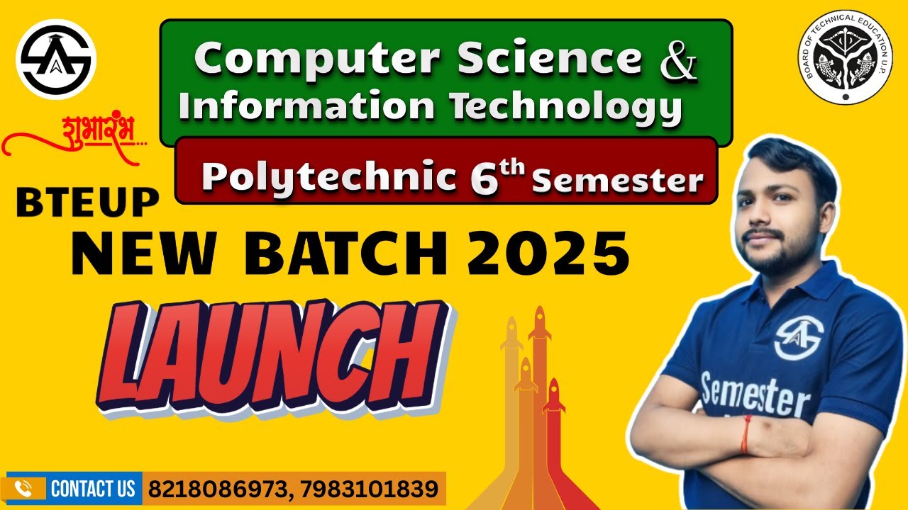 6th Semester New Course Launch | Computer Science / Information ...