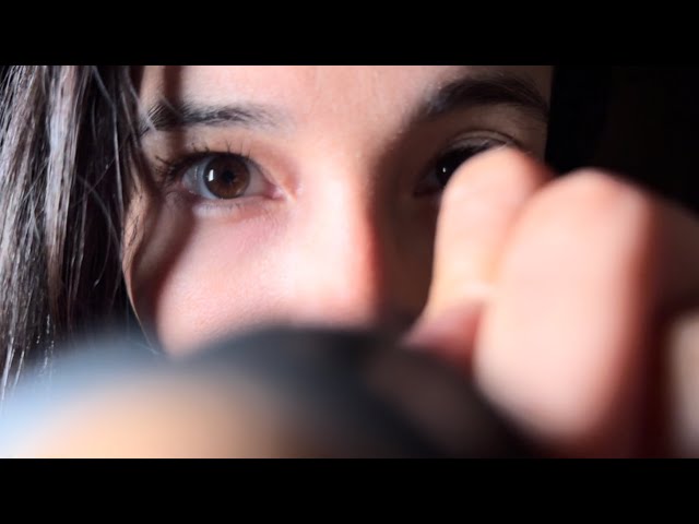 ASMR -  Close Up Facial Personal Attention - (skin care & facial hair, whispered)