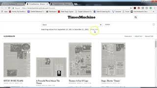 Using the archives of the New York Times