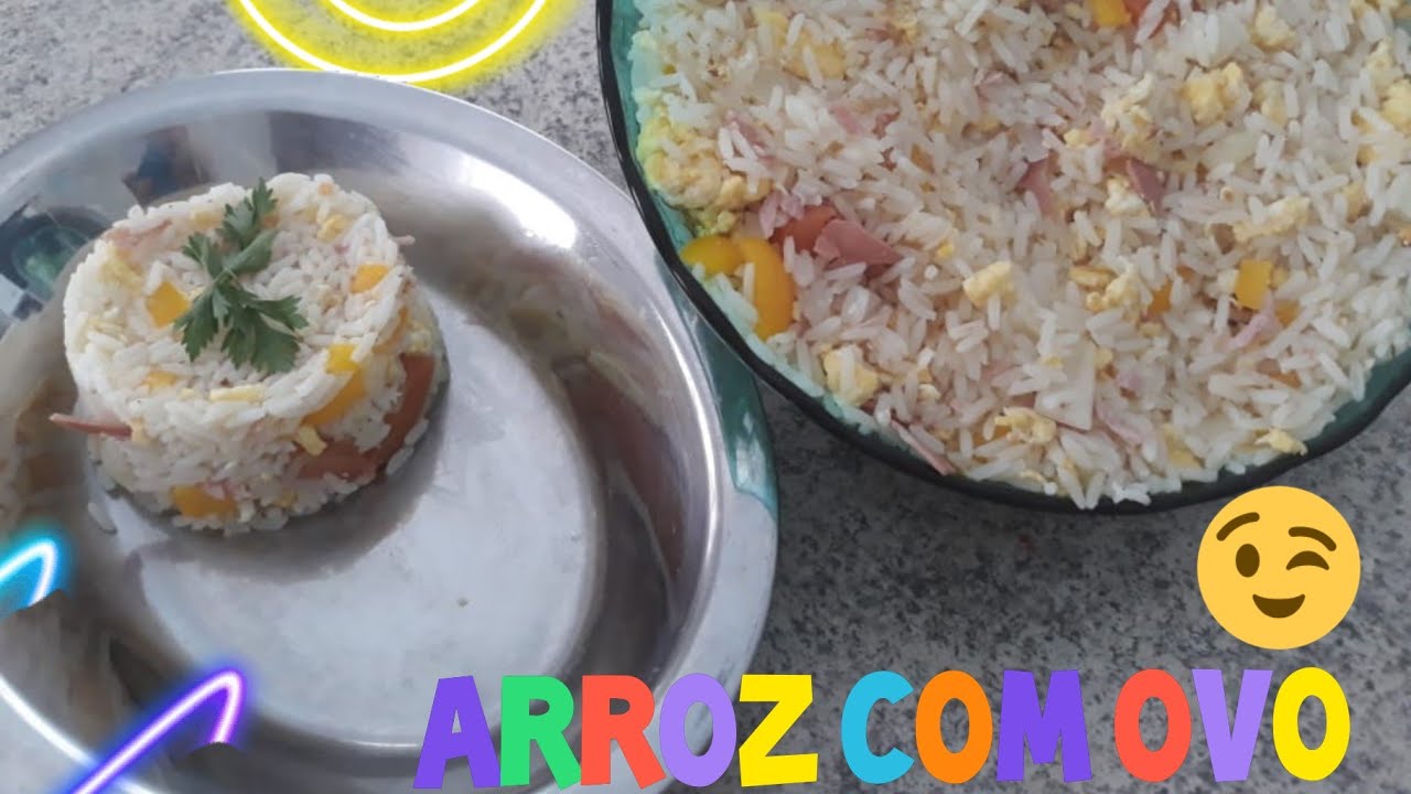 COMO FAZER ARROZ COM OVO | RECEITA FÁCIL E DELICIOSA - YouTube