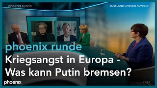 phoenix runde: Kriegsangst in Europa - Was kann Putin bremsen?