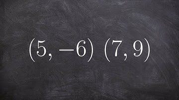 Given two points find the slope of the line