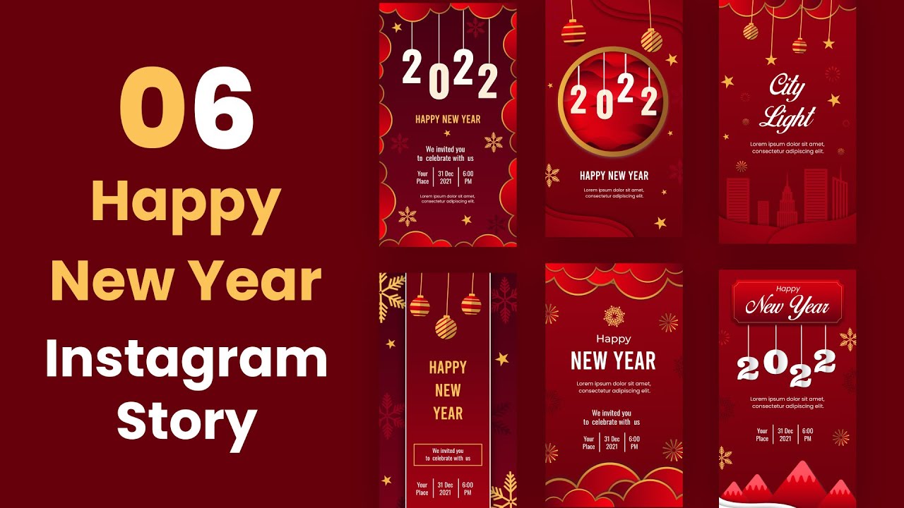 Happy New Year Instagram Story Motion Graphic Animation | After Effects Templates | Copyright Free - YouTube happy-new-year-instagram-story-motion-graphic-animation-after-effects-templates-copyright-free-youtube