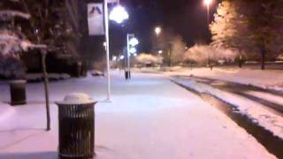 Snow in Greenville, NC; 12-26-2010