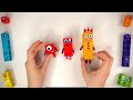 DIY NUMBERBLOCKS Learn Numbers for kids - Custom Set Educational Videos for Toddlers Learn Fun Toy!