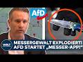 BERLIN: Ausufernde Messergewalt in der Hauptstadt! – AfD startet „Messer-App“
