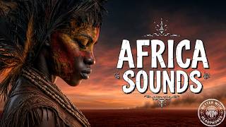 Warm Campfire Vibrations 🌍 Soothing African Tribal Music For Deep Mind Relaxation 🪘🔥