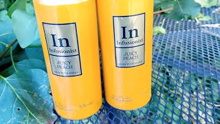 ALDI VODKA & PEACH JUICE PRE MIXED CAN   " In infusionists " JUICY PEACH FLAVOUR alcoholic drink 5% 