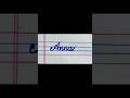 Annav #Handwriting #Shorts #Viral #Cursive #calligraphy