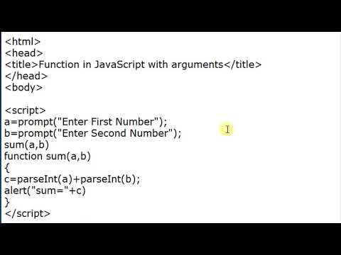 Function Argument in JavaScript in Hindi || By : Anu Monga