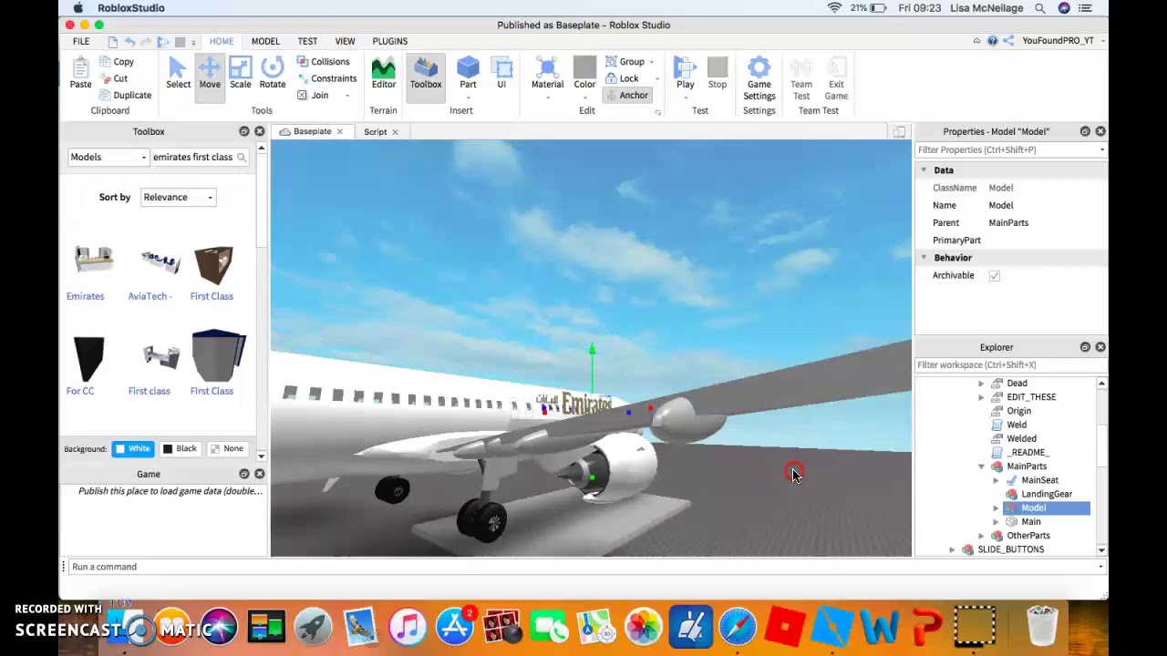 Roblox Studio How To Add Seats Into Your Plane Easy Youtube - vehicle seat gamepass script roblox