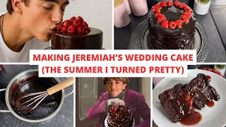 How to Make Jeremiah’s Cake from Scratch (The Summer I Turned Pretty) - Dark Chocolate Mirror Glaze