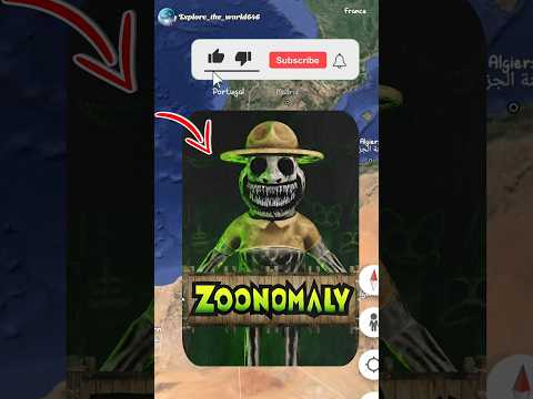 i found Zoonomaly on Google map and google earth in real life #earth #map #viral #zoonomaly