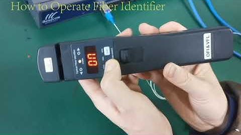 how to operate fiber identifier