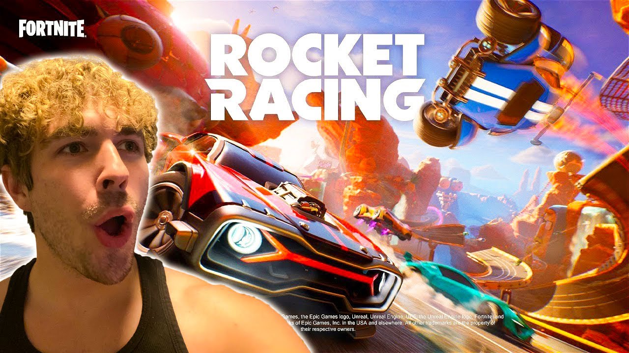 *NEW* FORTNITE ROCKET RACING MODE IS NOW LIVE! Fortnite Chapter 5 ...