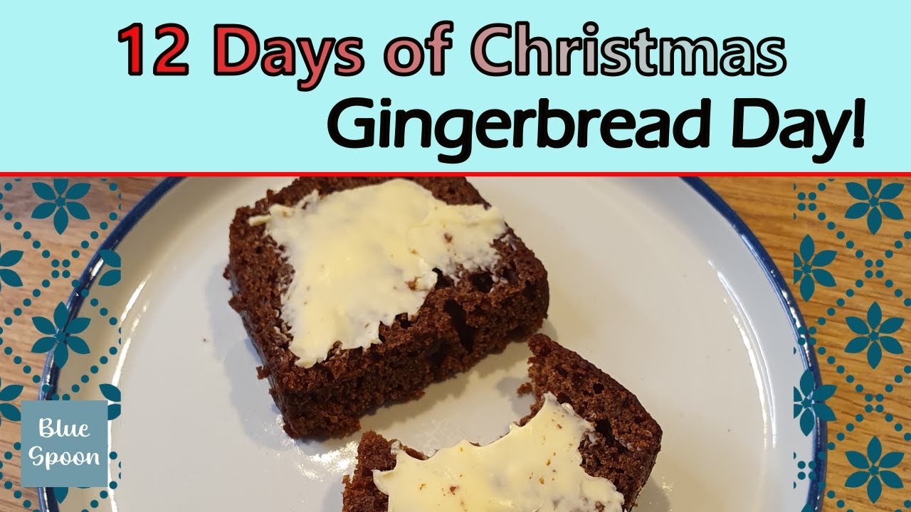 День 12: Имбирные пряники | Старомодный пряный кекс на Рождество | Уютная ностальгическая выпечка...