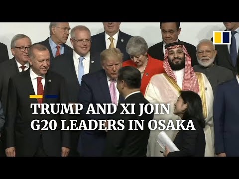 Donald Trump And Xi Jinping Join G20 Leaders In Osaka