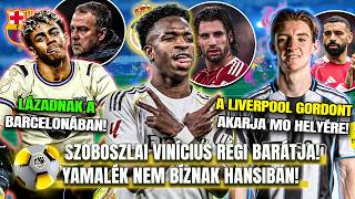 Vinícius A Barátjának Mondja Szoboszlait Lázadás A Barcelonában, Yamalék Bírálják Hansi Flicket