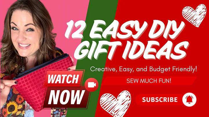 🎁 12 Easy DIY Sewing Gifts to Make This Holiday Season | Beginner-Friendly Sewing Projects