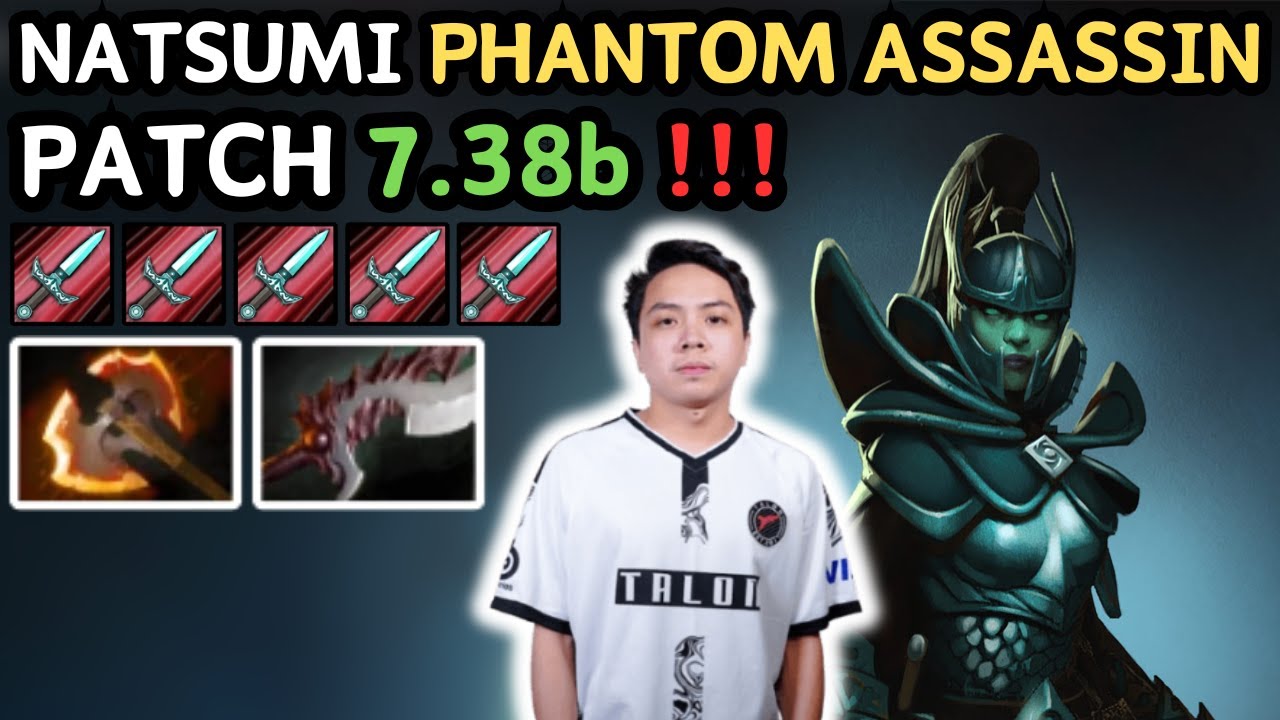 🔥 NEW PATCH 7.38b - Natsumi PHANTOM ASSASSIN Safelane Gameplay 🔥 1286 XPM !!! - Dota 2