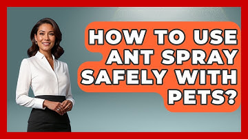 How To Use Ant Spray Safely With Pets? - Insects and Invaders