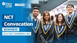 NCT Fall 2023 Convocation, November 6th, 2023