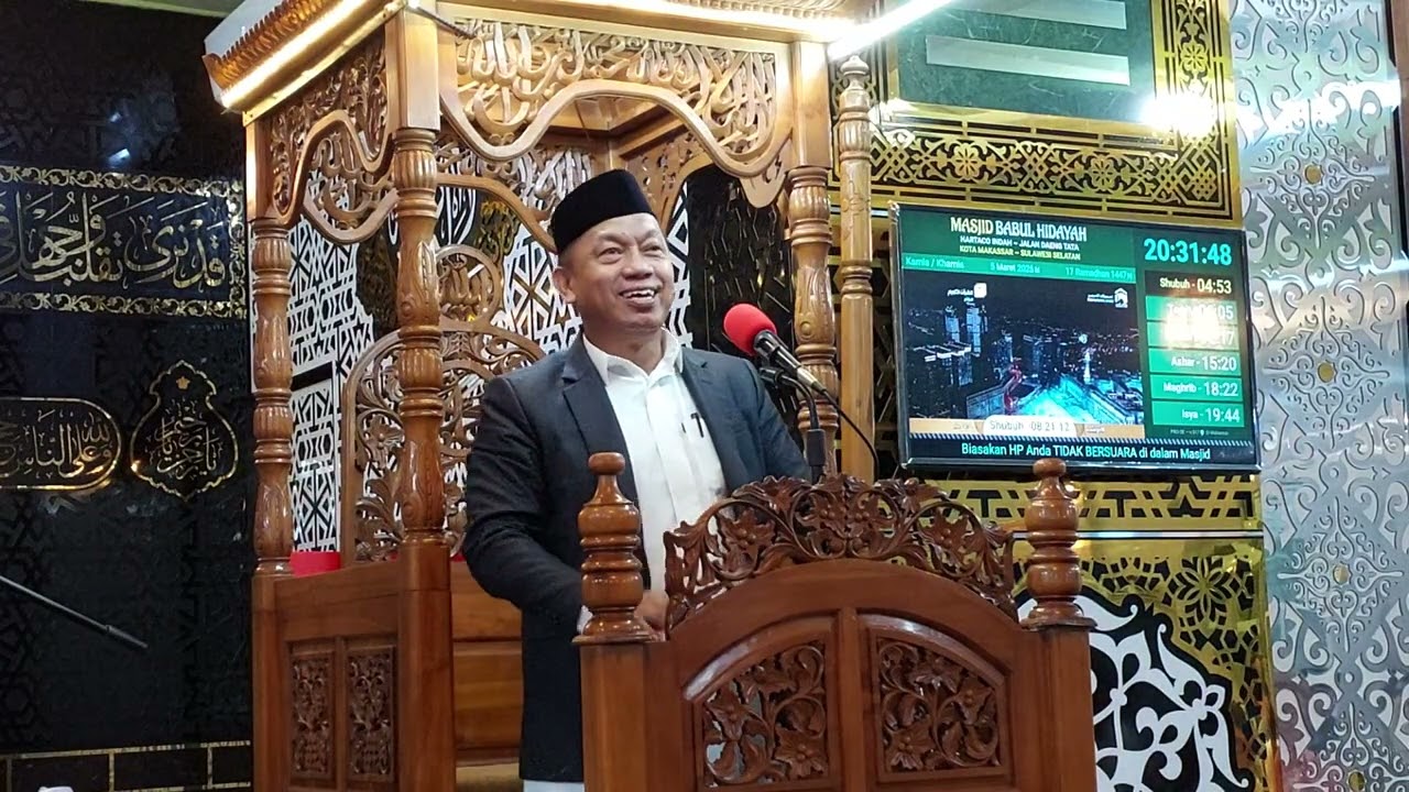 Caramah Tarwih ke 16 Ramadhan Tema: