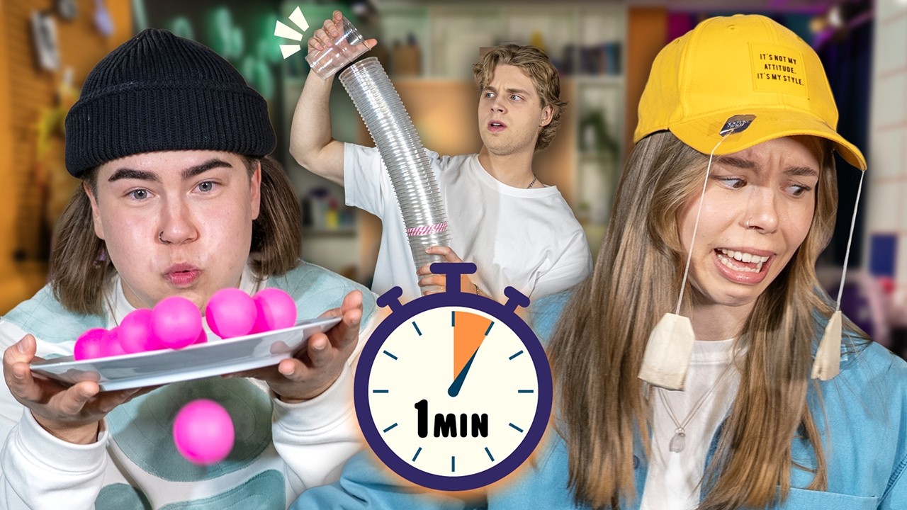Selvitä tehtävä alle minuutissa!