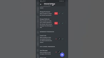 How to change discord channel permissions in mobile ? 2021  #Shorts
