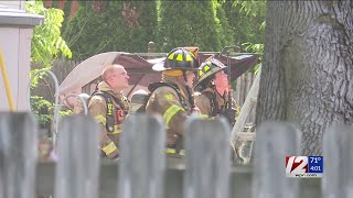 Man hospitalized after Warwick house fire