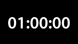 1 HOUR Timer with gentle alarm ⏰  The Ultimate Productivity Power Hour | NO MID-ROLL ADS