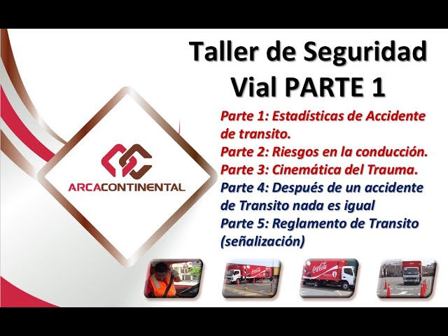 PARTE 1 Taller de Seguridad Vial