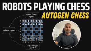 AutoGen Chess Agents 🚀 2 AI Robots Go Head-to-Head in Chess! 🤯 INSANE!