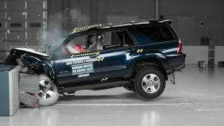 2003 toyota 4runner 40 mph moderate overlap iihs crash test overall
evaluation: good full rating at
http://www.iihs.org/ratings/rating.aspx?id=217