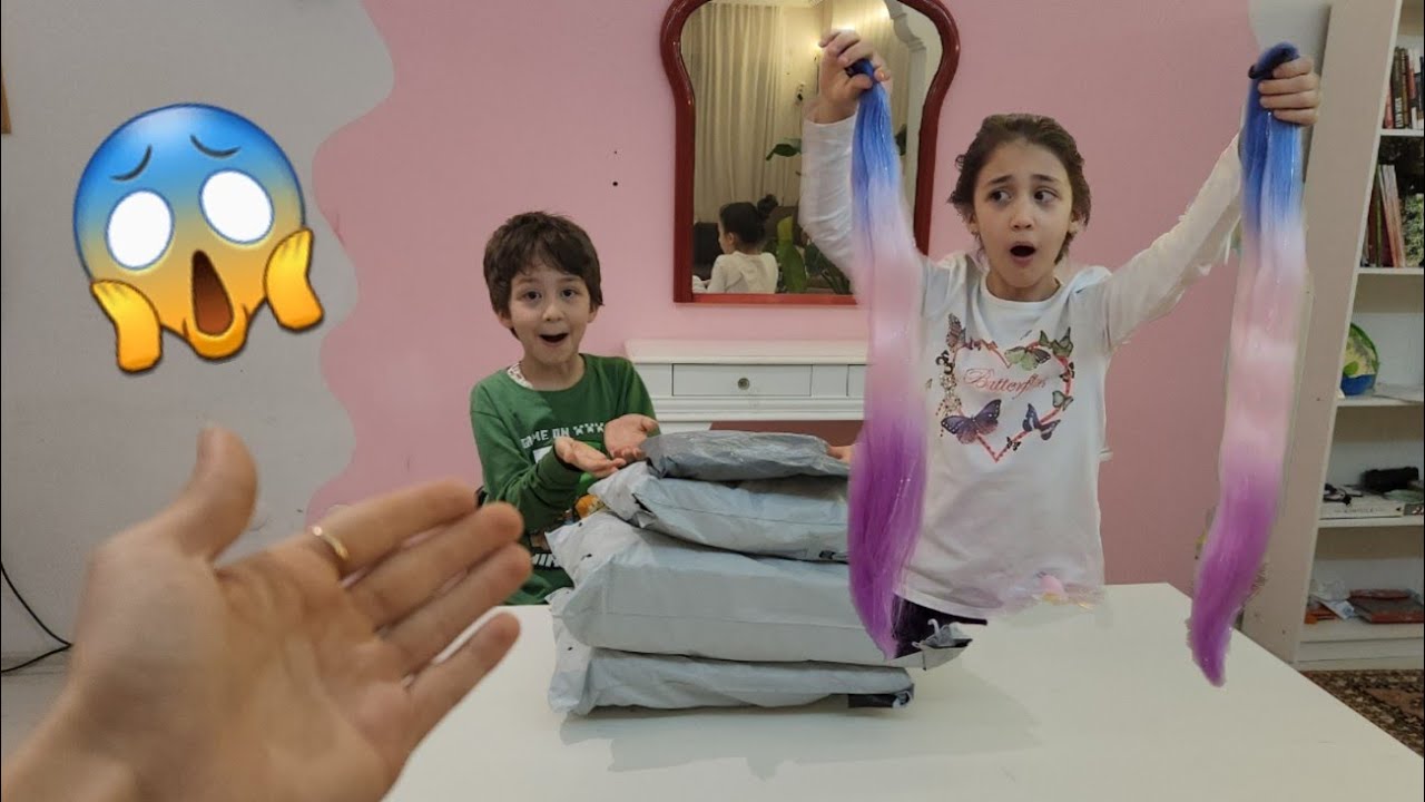 Eylül ve Poyraz Sürpriz Temu Alışveriş Paketlerini Açtı | Eylülün Saç Modelleri