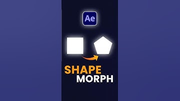 shape morph after effects | #tutorial #aftereffects