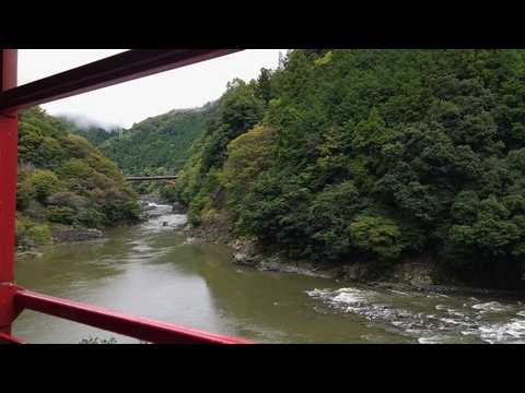 Sagano Romantic Train, Arashiyama (Train Ride & Photo Walk) (4K)