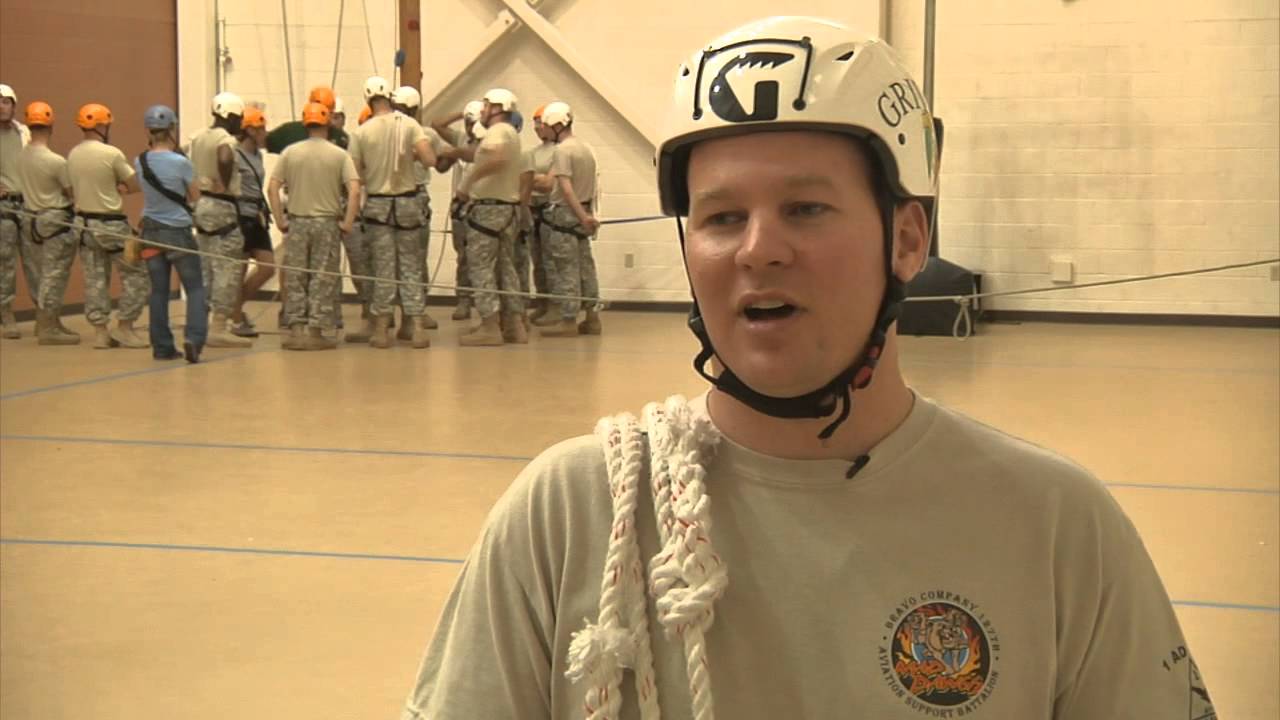 Suspended Ropes Course on Fort Bliss - YouTube