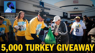 Neighborhood Nip Foundation x Think Watts Host a Turkey Giveaway on Crenshaw & Slauson