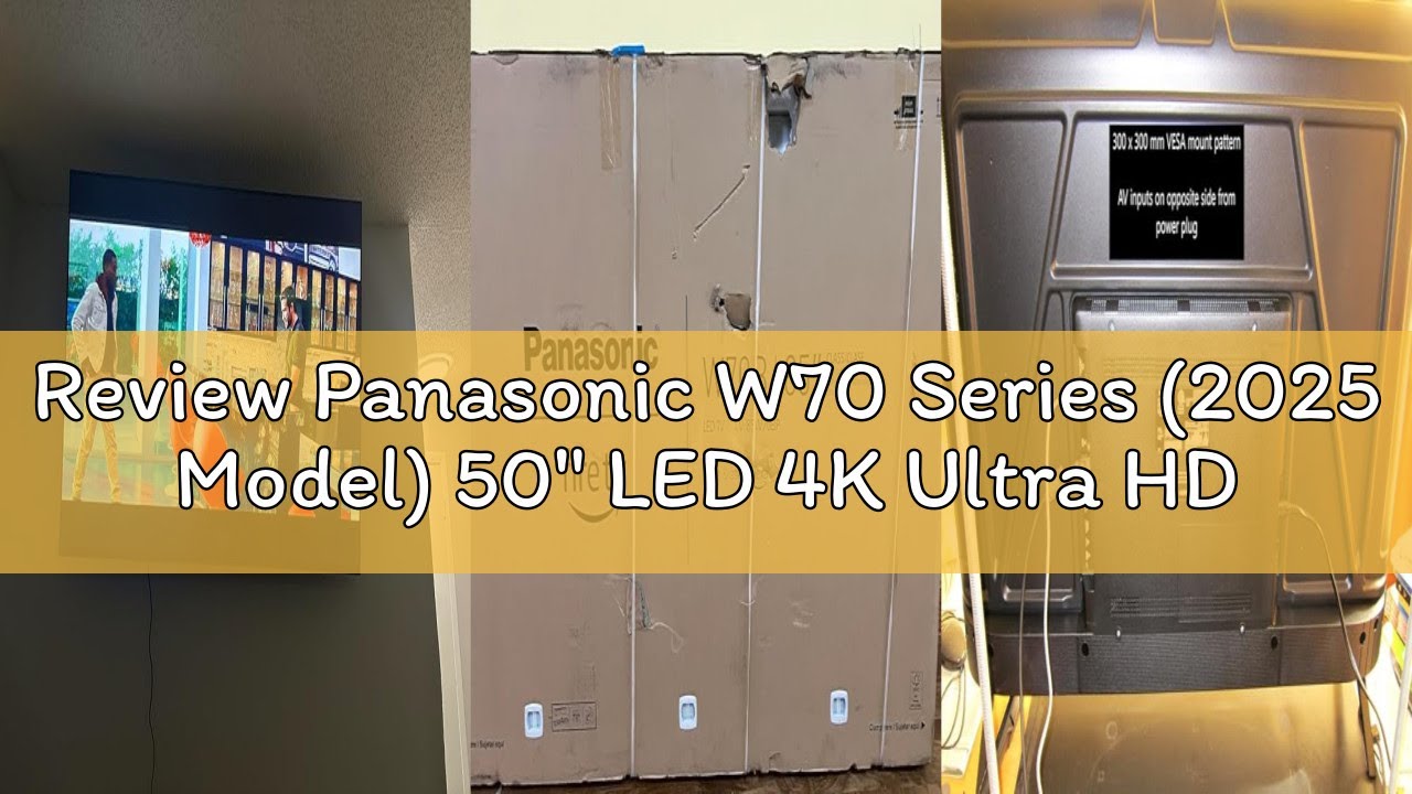 Review Panasonic W70 Series (2025 Model) 50" LED 4K Ultra HD Smart Fire TV, Press & Ask Alexa, Apple