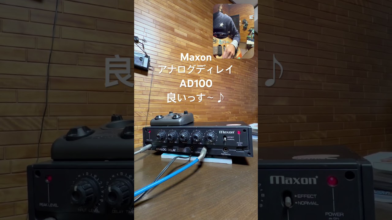 Maxon アナログディレイ AD100 Maxon Analog Delay AD100 #guitar #played #Maxon #analogdelay