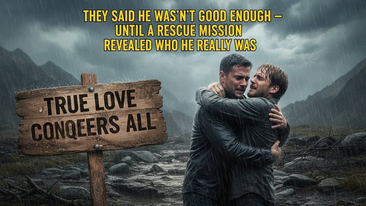 THEY SAID HE WASN’T GOOD ENOUGH — UNTIL A RESCUE MISSION REVEALED WHO HE REALLY WAS