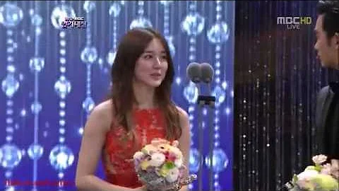[Best Female Popularity Award] Yoon Eun Hye 윤은혜- 2012 MBC Drama Awards 연기대상  121230 - DayDayNews