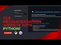 Create Your Own Job Recommendation Web App with Python & Cosine Similarity