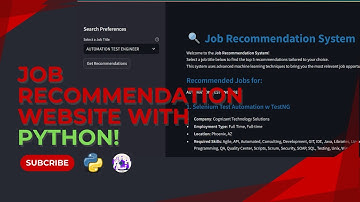 Create Your Own Job Recommendation Web App with Python & Cosine Similarity