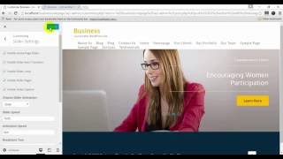 How To Setup Slider in Business One Page WordPress Theme