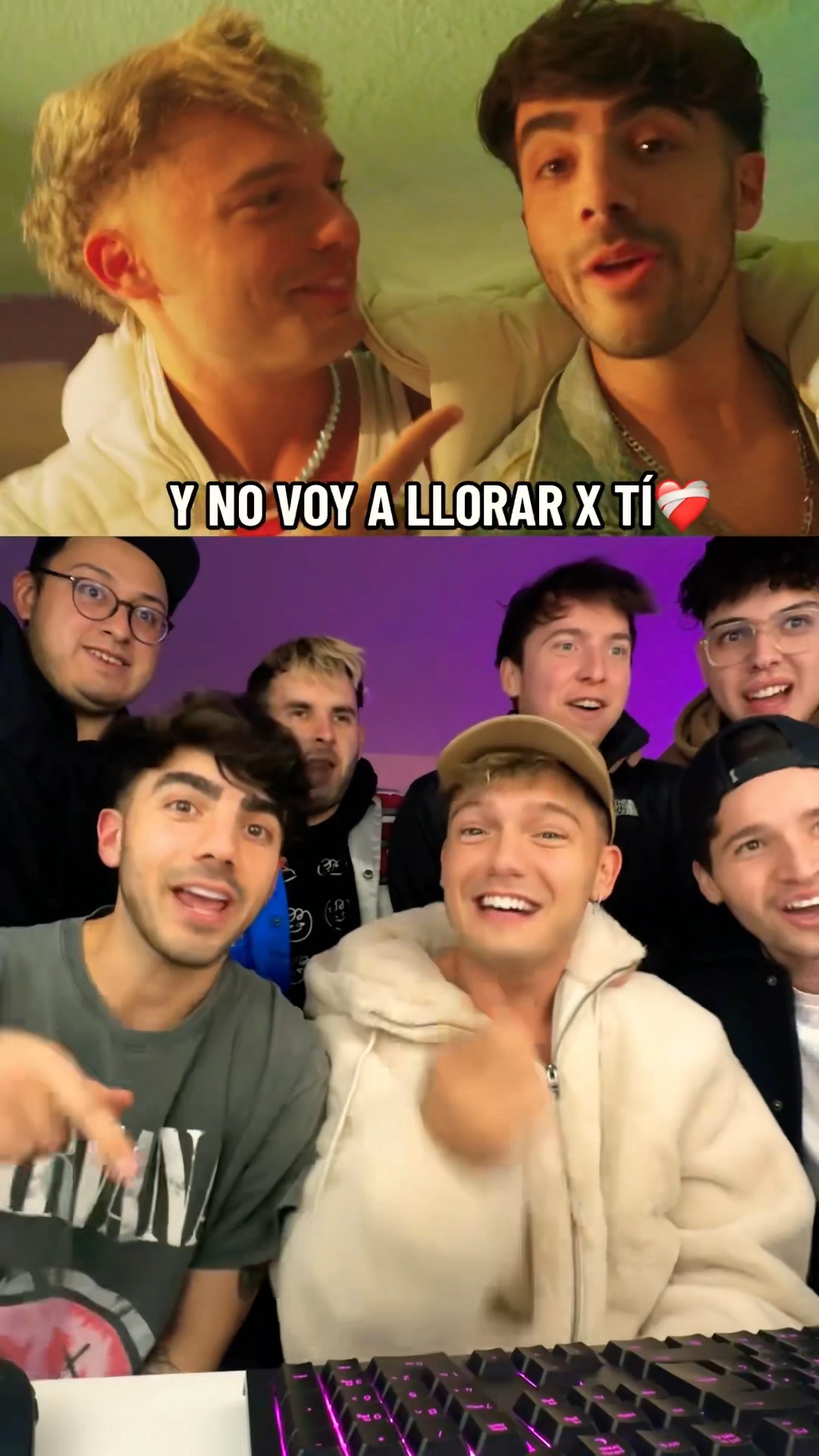 REACCIÓN a NO VOY A LLORAR POR TI - Ian Lucas Fede vigevani