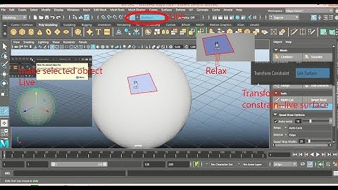Maya 2020--Quad draw tool modeling tutorial for beginner
